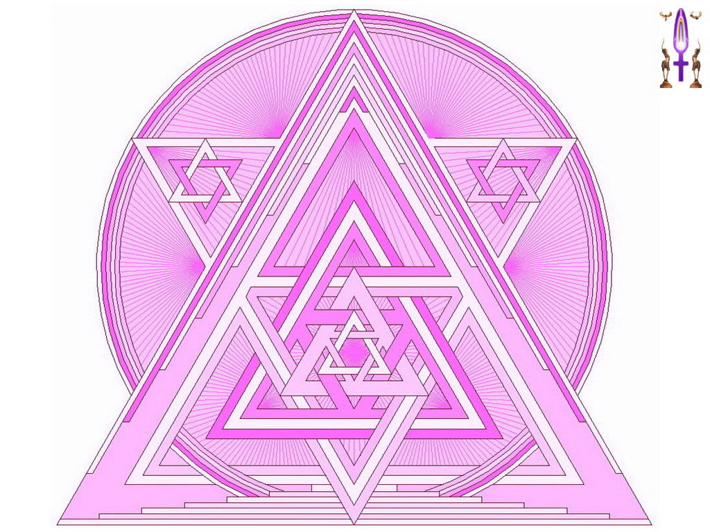 Album Magique d'Isapierre, Episode No 57 : Mieux que le triangle, symbole d'une trilogie dont nous sommes absent, dans le Tétraèdre nous occupons la quatrième place en lien avec l'Univers...