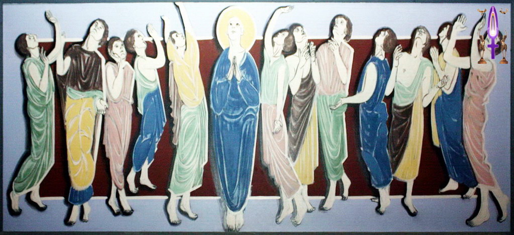 Album Magique d'Isapierre  : Marie lors de son élévation ou Anne de Bretagne et les douze sylphides...