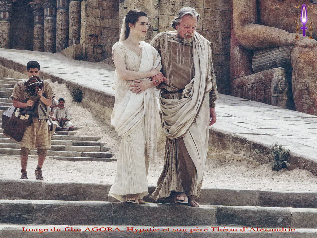 Album Magique d'Isapierre, Episode No 85 : Découverte d'une Femme d'exception, Hypatie d'Alexandrie, victime du fanatisme d'un père de l'église chrétienne...