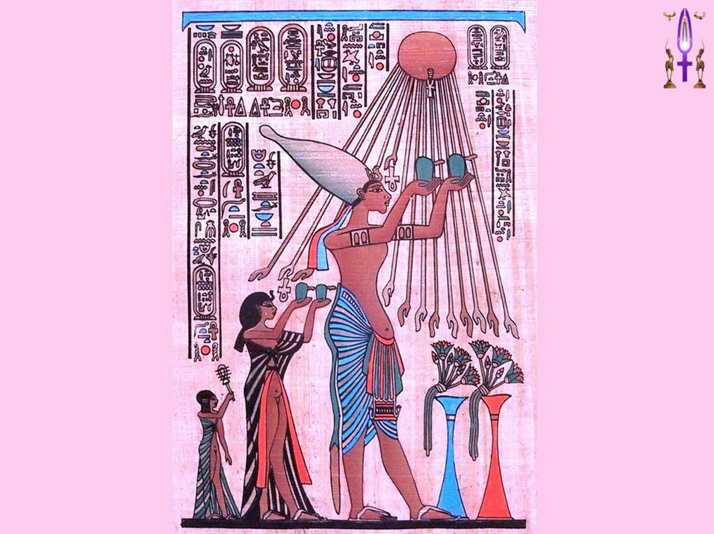 Album Magique d'Isapierre, Episode No 96 : Représentation des multiples manifestations divines dans le culte d'Aton institué par Néfetiti et Akhénaton...