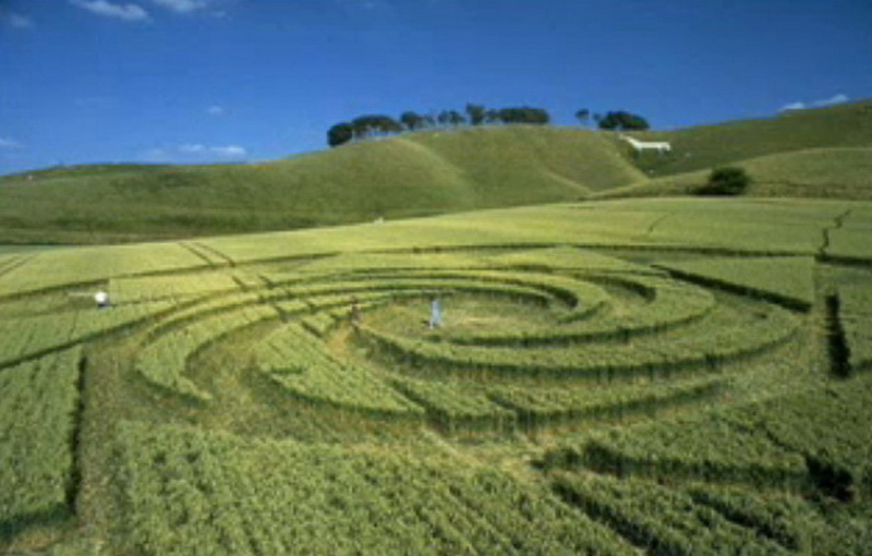 Croix de Lumière, Photo de la Série Crop-circle No 18 