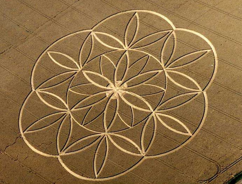 Croix de Lumière, Photo de la Série Crop-circle No 35 