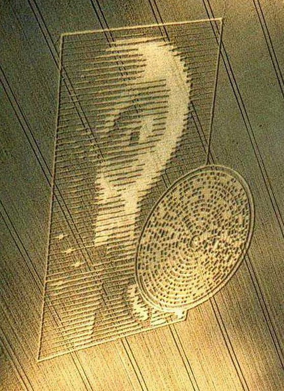 Croix de Lumière, Photo de la Série Crop-circle No 51 