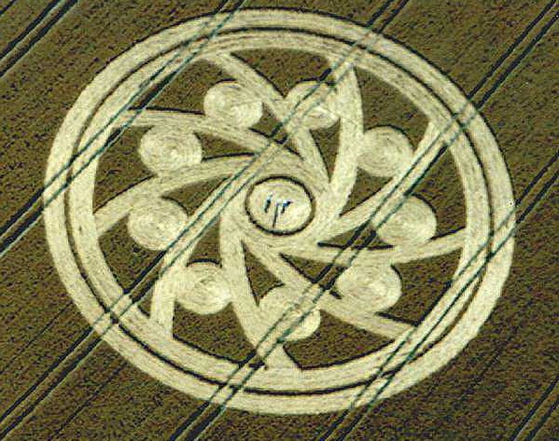Croix de Lumière, Photo de la Série Crop-circle No 54 