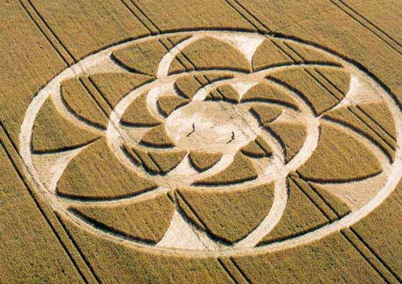 Croix de Lumière, Photo de la Série Crop-circle No 55 