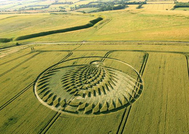 Croix de Lumière, Photo de la Série Crop-circle No 56 