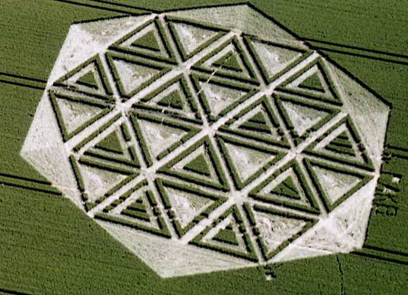 Croix de Lumière, Photo de la Série Crop-circle No 58 