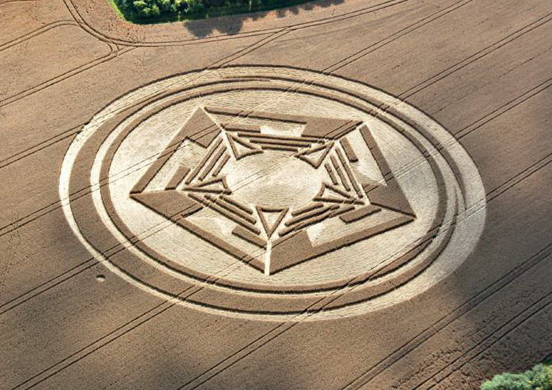 Croix de Lumière, Photo de la Série Crop-circle No 61 