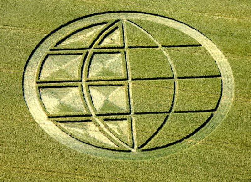 Croix de Lumière, Photo de la Série Crop-circle No 74 