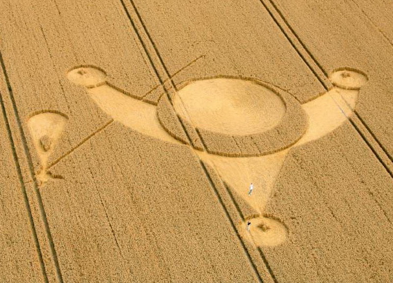Croix de Lumière, Photo de la Série Crop-circle No 76 