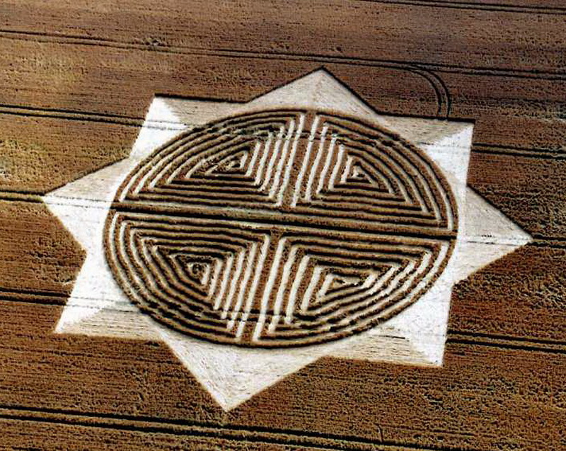 Croix de Lumière, Photo de la Série Crop-circle No 83 
