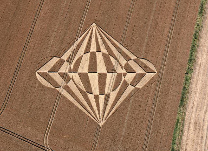 Croix de Lumière, Photo de la Série Crop-circle No 86 