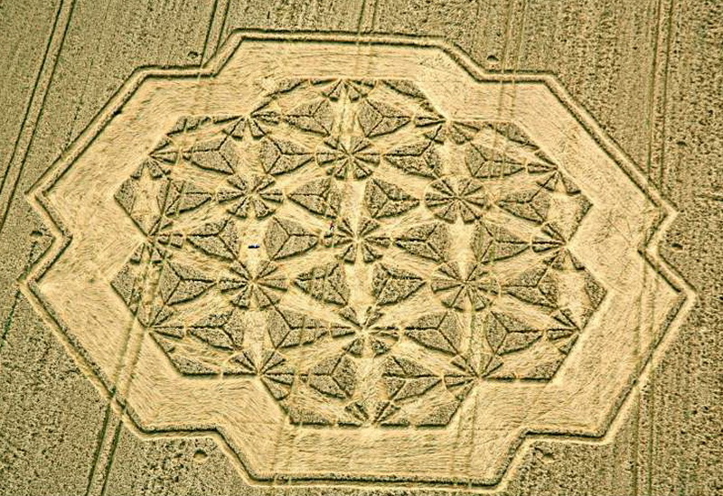 Croix de Lumière, Photo de la Série Crop-circle No 87 