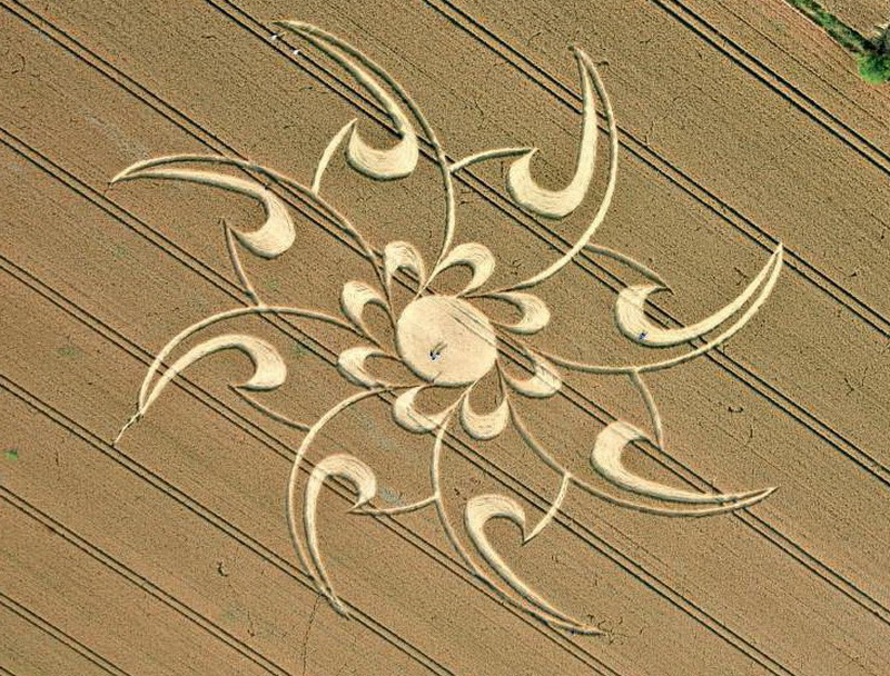 Croix de Lumière, Photo de la Série Crop-circle No 090 