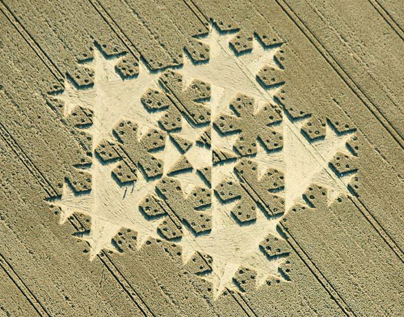 Croix de Lumière, Photo de la Série Crop-circle No 97 