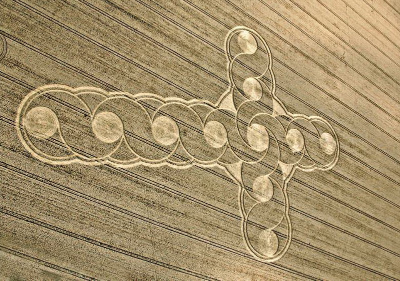 Croix de Lumière, Photo de la Série Crop-circle No 102 