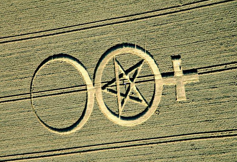 Croix de Lumière, Photo de la Série Crop-circle No 103 