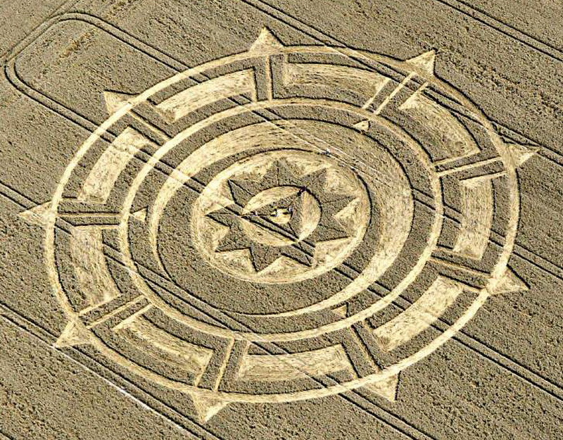 Croix de Lumière, Photo de la Série Crop-circle No 105 