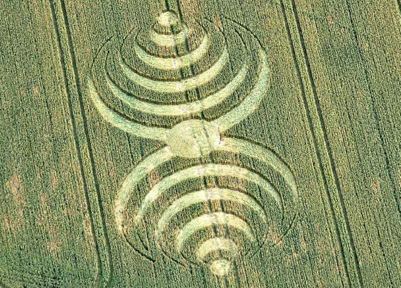 Croix de Lumière, Photo de la Série Crop-circle No 108 