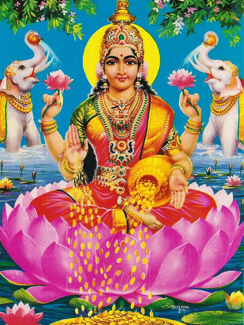 Croix de Lumière, Image de Déesse de l'Inde No 34 