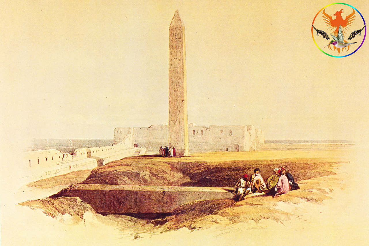 Croix de Lumière, Image de l'Égypte Antique d'Isapierre No 001 