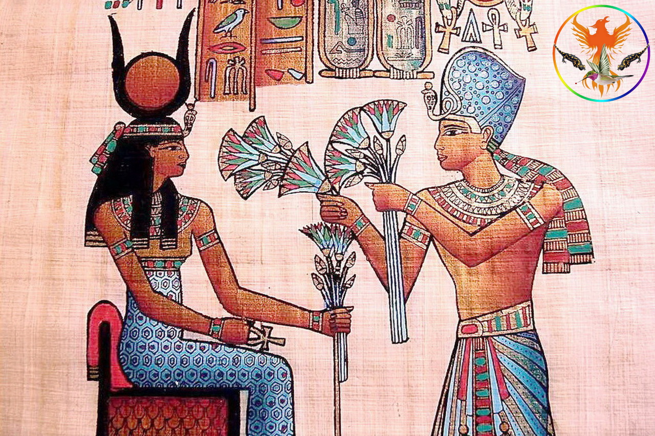 Croix de Lumière, Image de l'Égypte Antique d'Isapierre No 017 