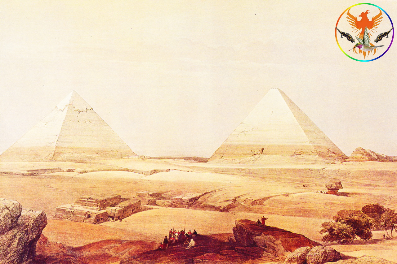 Croix de Lumière, Image de l'Égypte Antique d'Isapierre No 022 