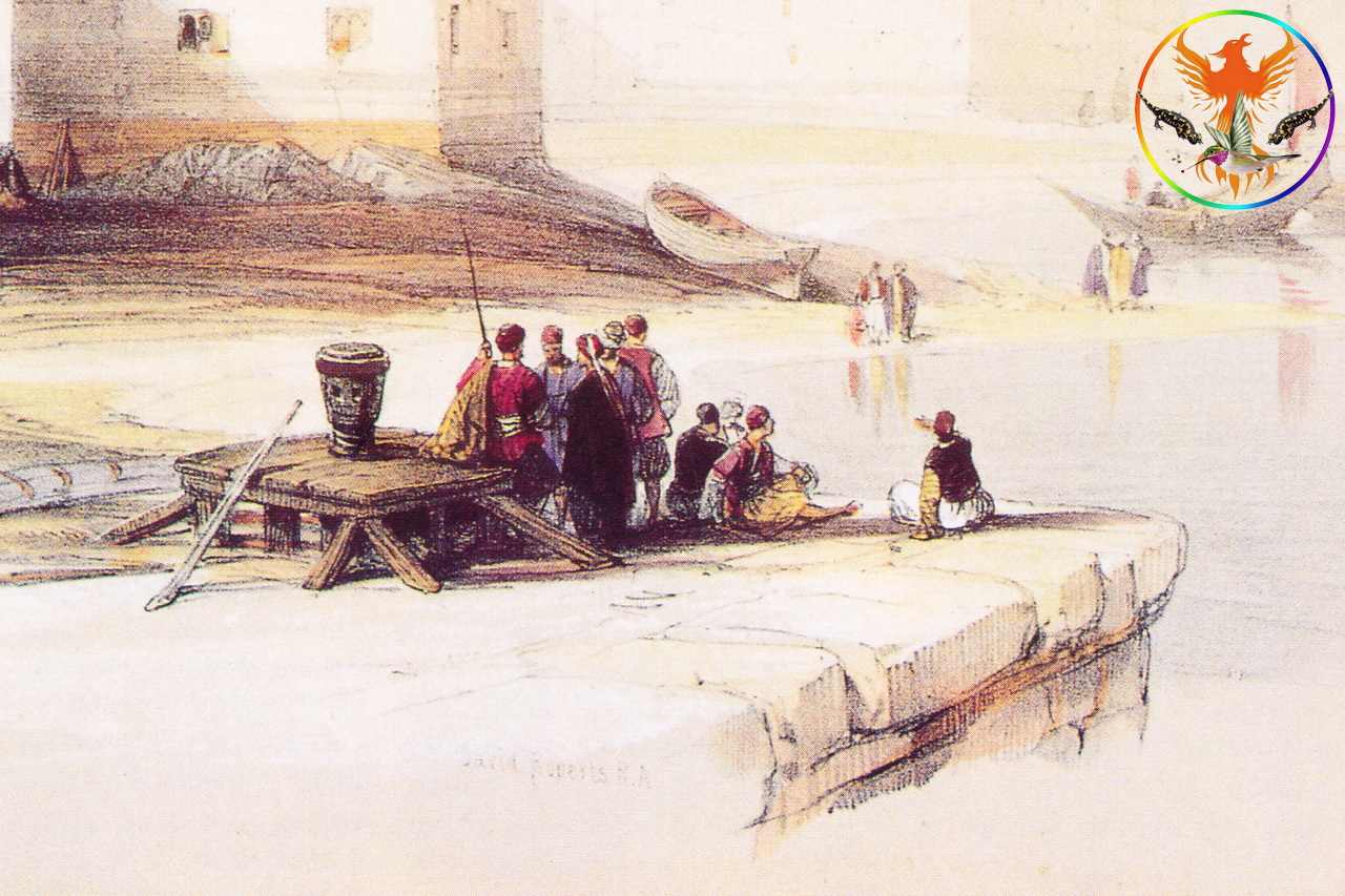 Croix de Lumière, Image de l'Égypte Antique d'Isapierre No 024 