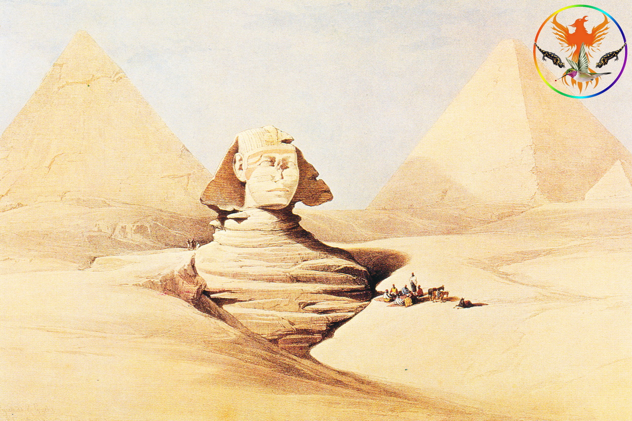 Croix de Lumière, Image de l'Égypte Antique d'Isapierre No 025 