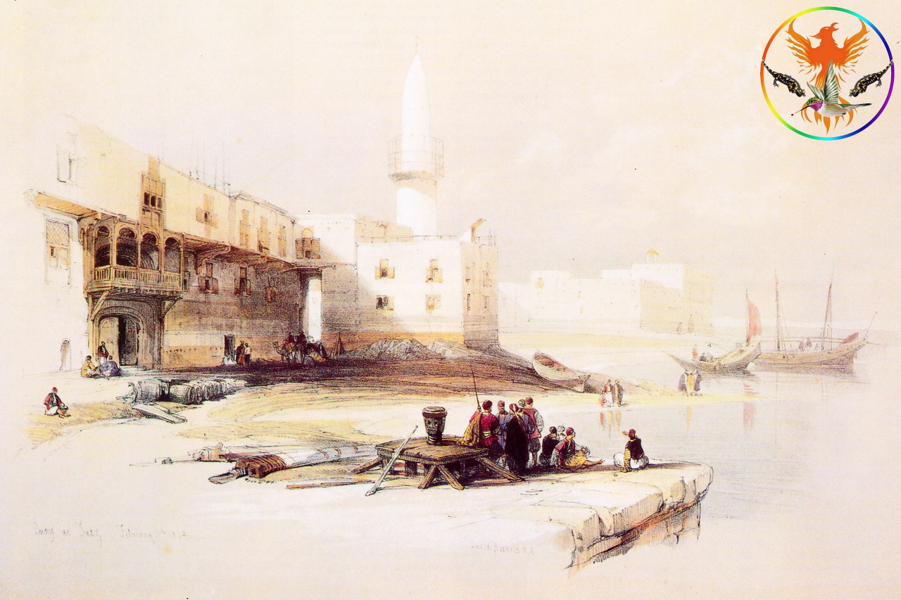 Croix de Lumière, Image de l'Égypte Antique d'Isapierre No 027 