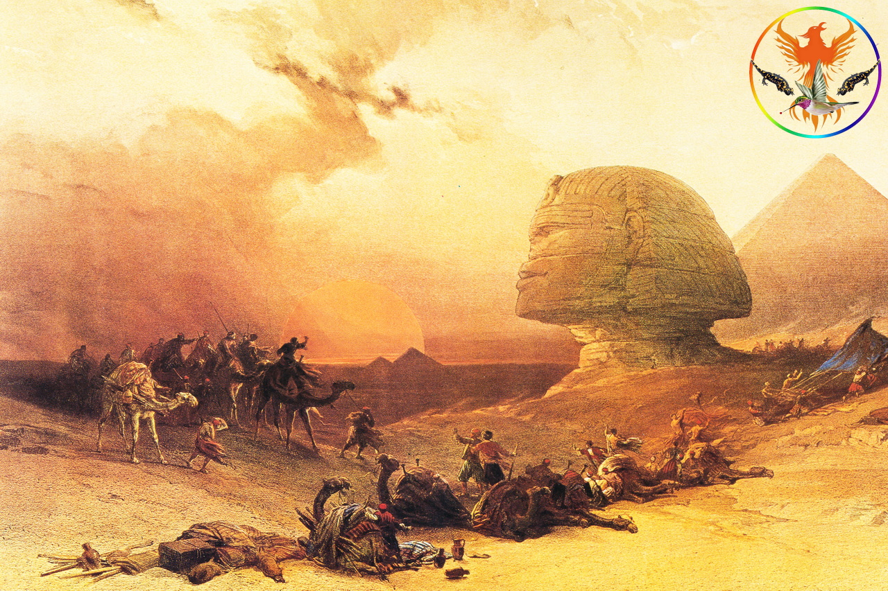 Croix de Lumière, Image de l'Égypte Antique d'Isapierre No 028 