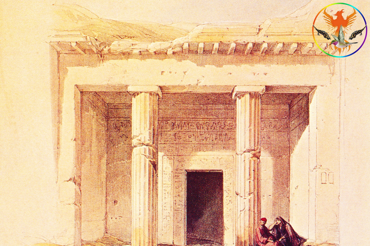 Croix de Lumière, Image de l'Égypte Antique d'Isapierre No 034 