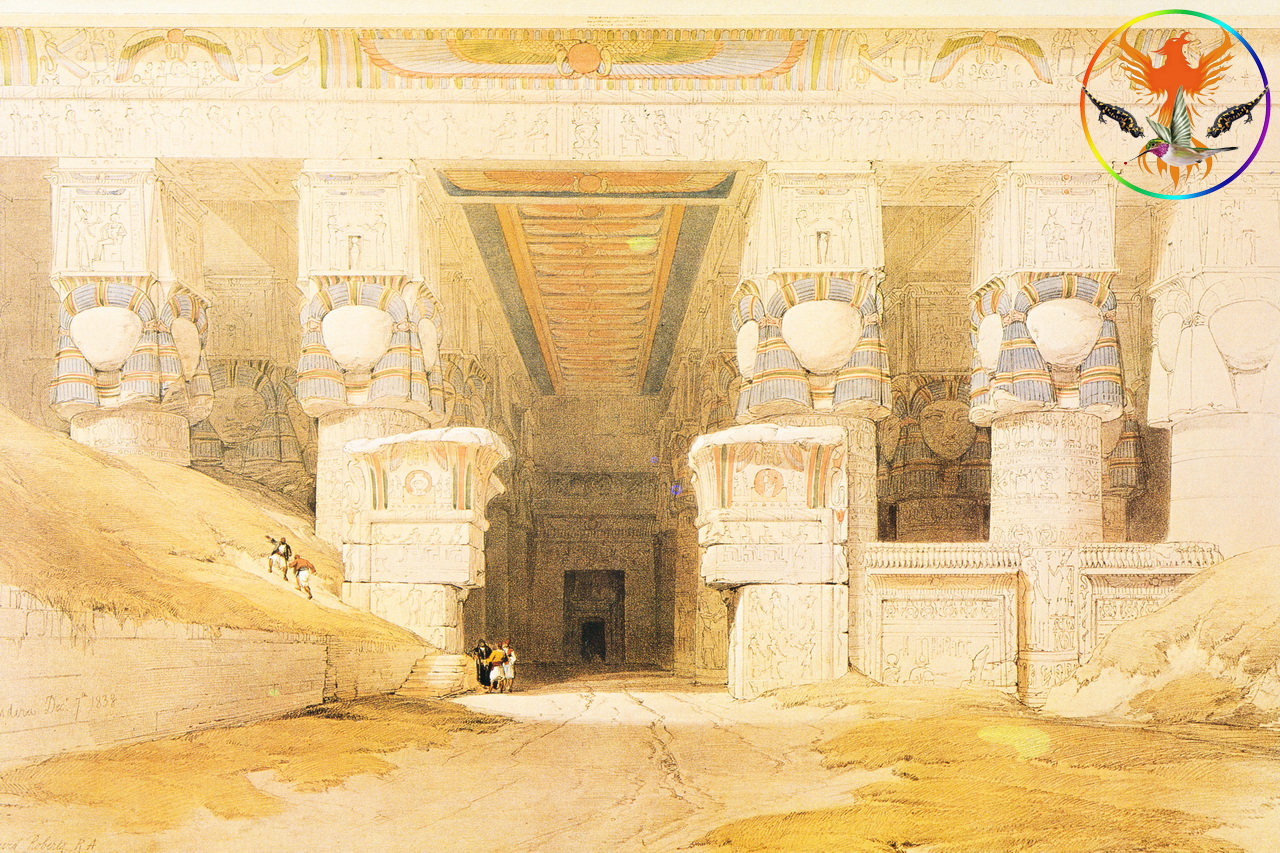 Croix de Lumière, Image de l'Égypte Antique d'Isapierre No 040 