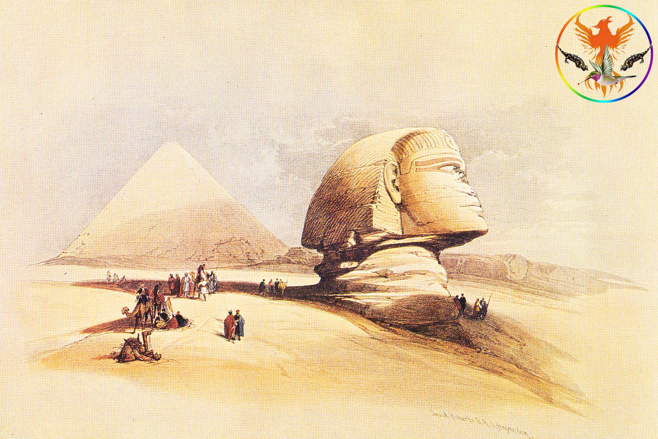 Croix de Lumière, Image de l'Égypte Antique d'Isapierre No 043 