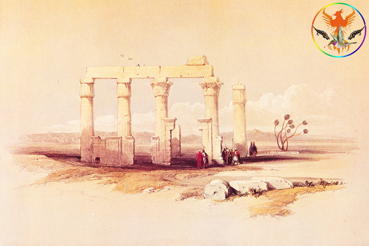 Croix de Lumière, Image de l'Égypte Antique d'Isapierre No 046 