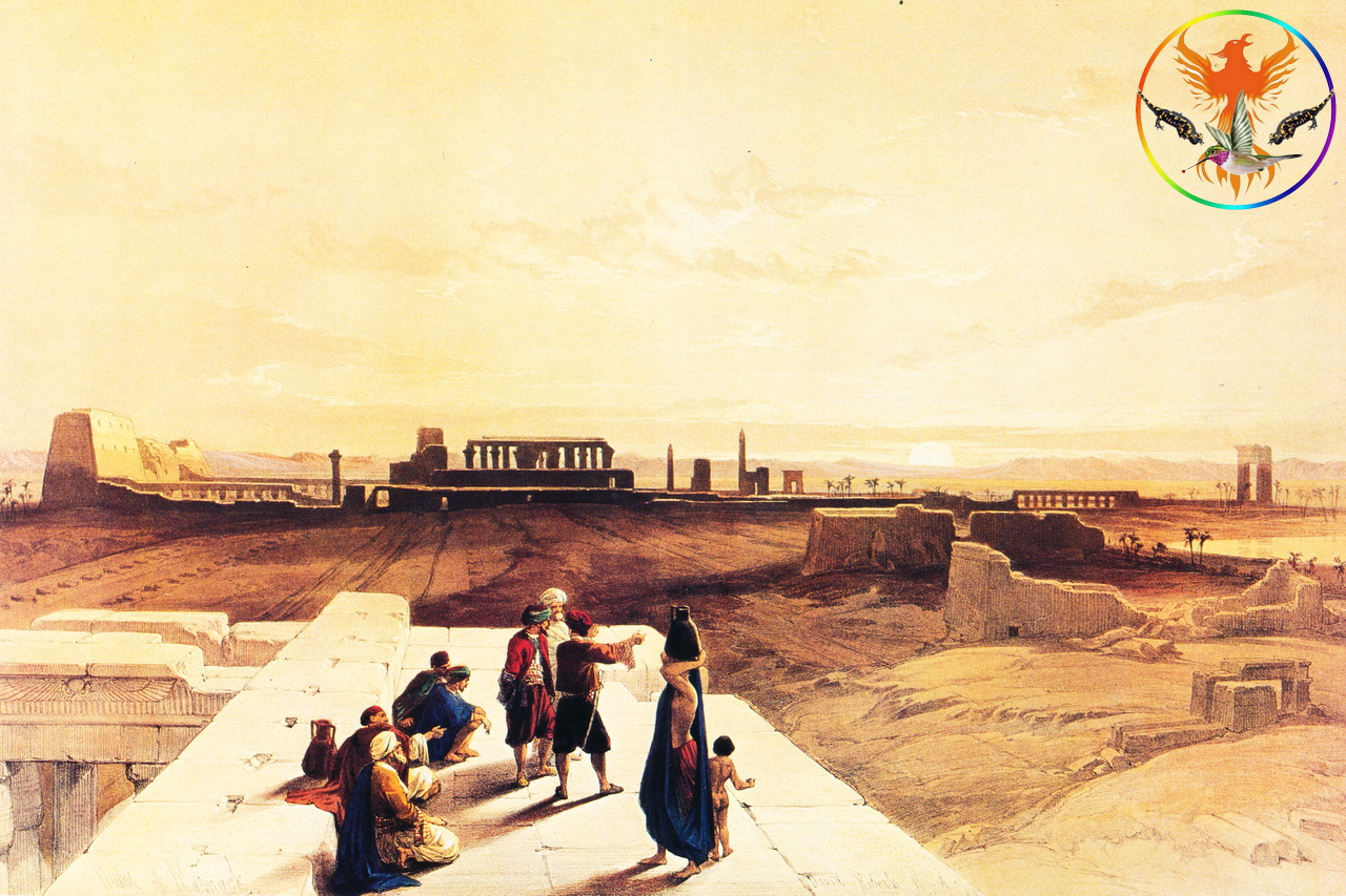 Croix de Lumière, Image de l'Égypte Antique d'Isapierre No 049 