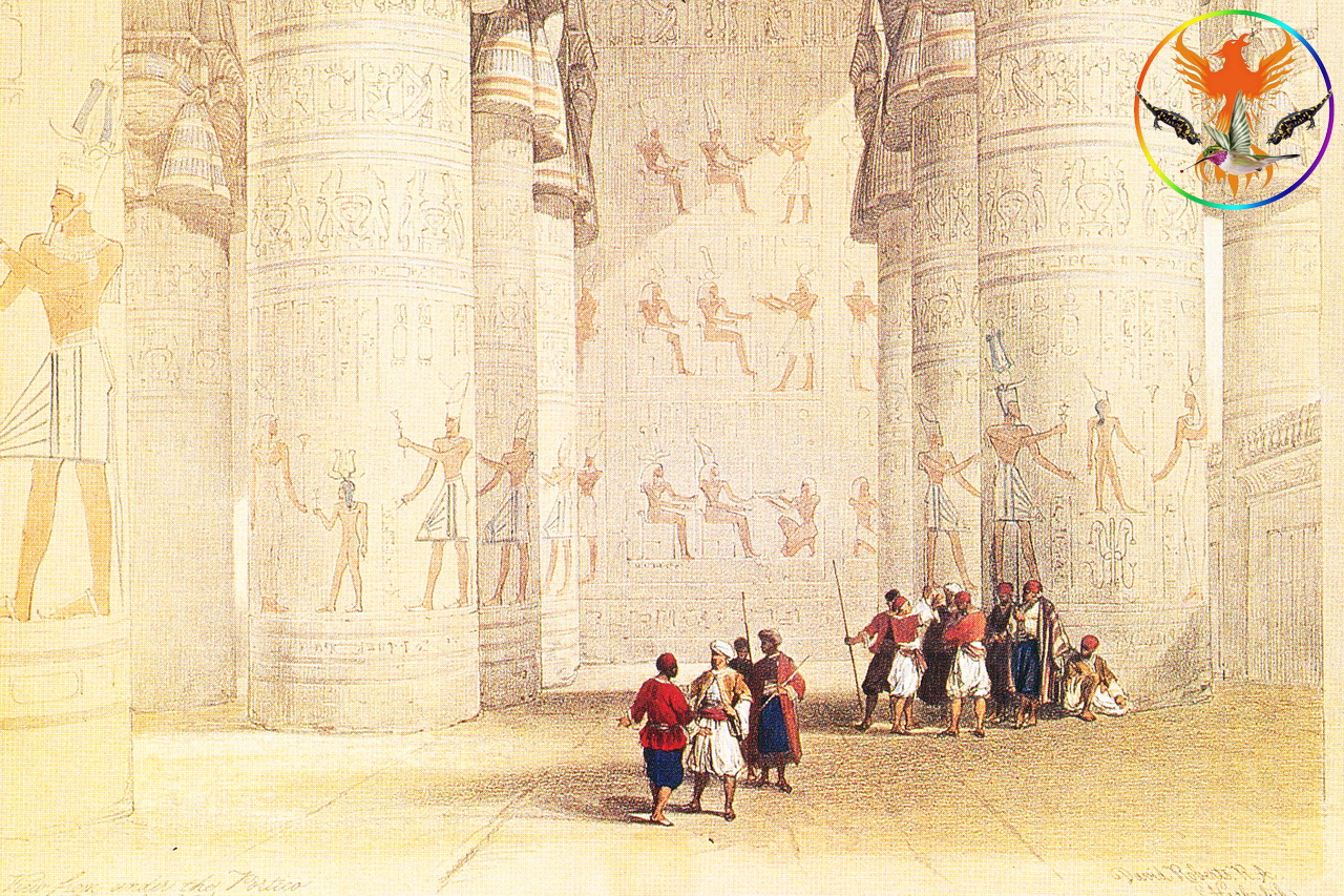 Croix de Lumière, Image de l'Égypte Antique d'Isapierre No 052 