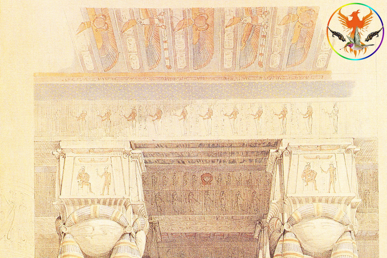 Croix de Lumière, Image de l'Égypte Antique d'Isapierre No 055 