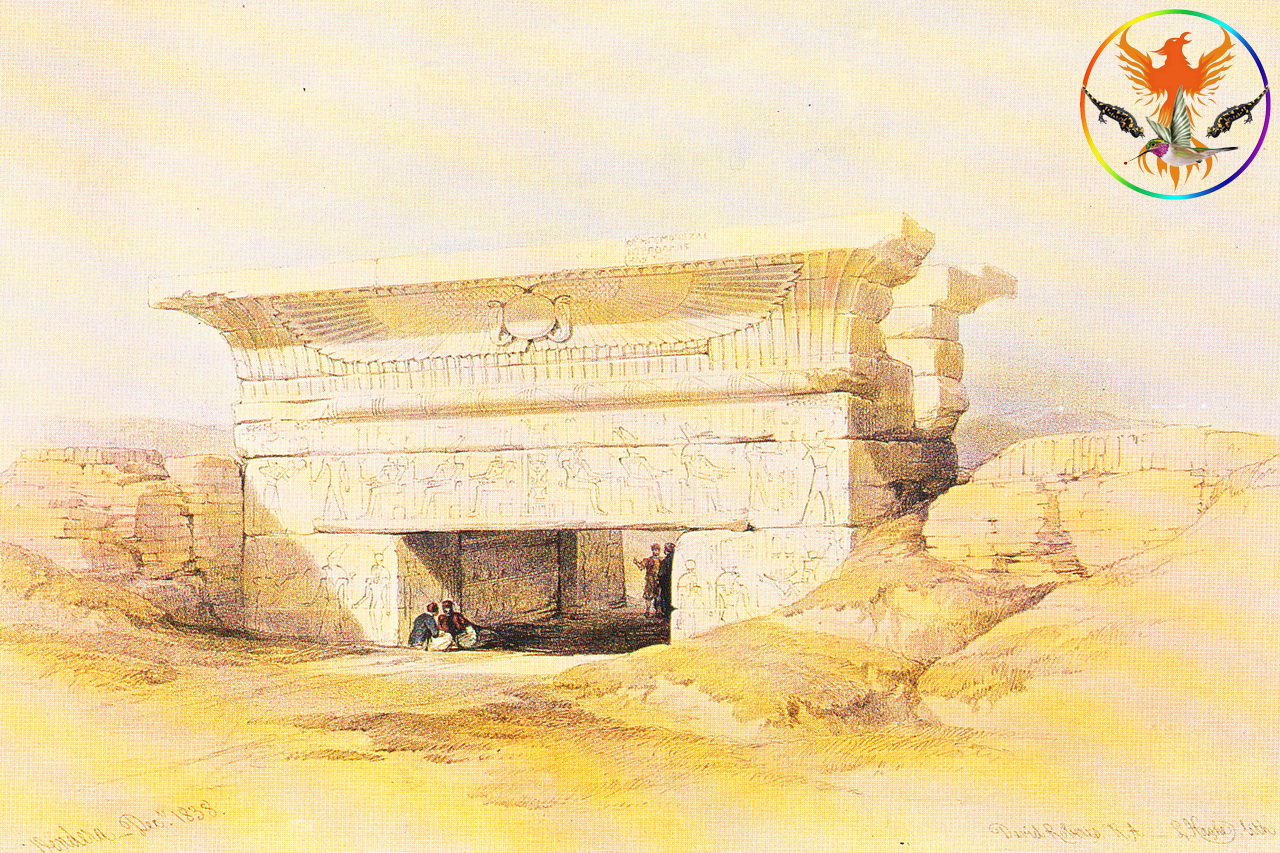 Croix de Lumière, Image de l'Égypte Antique d'Isapierre No 058 