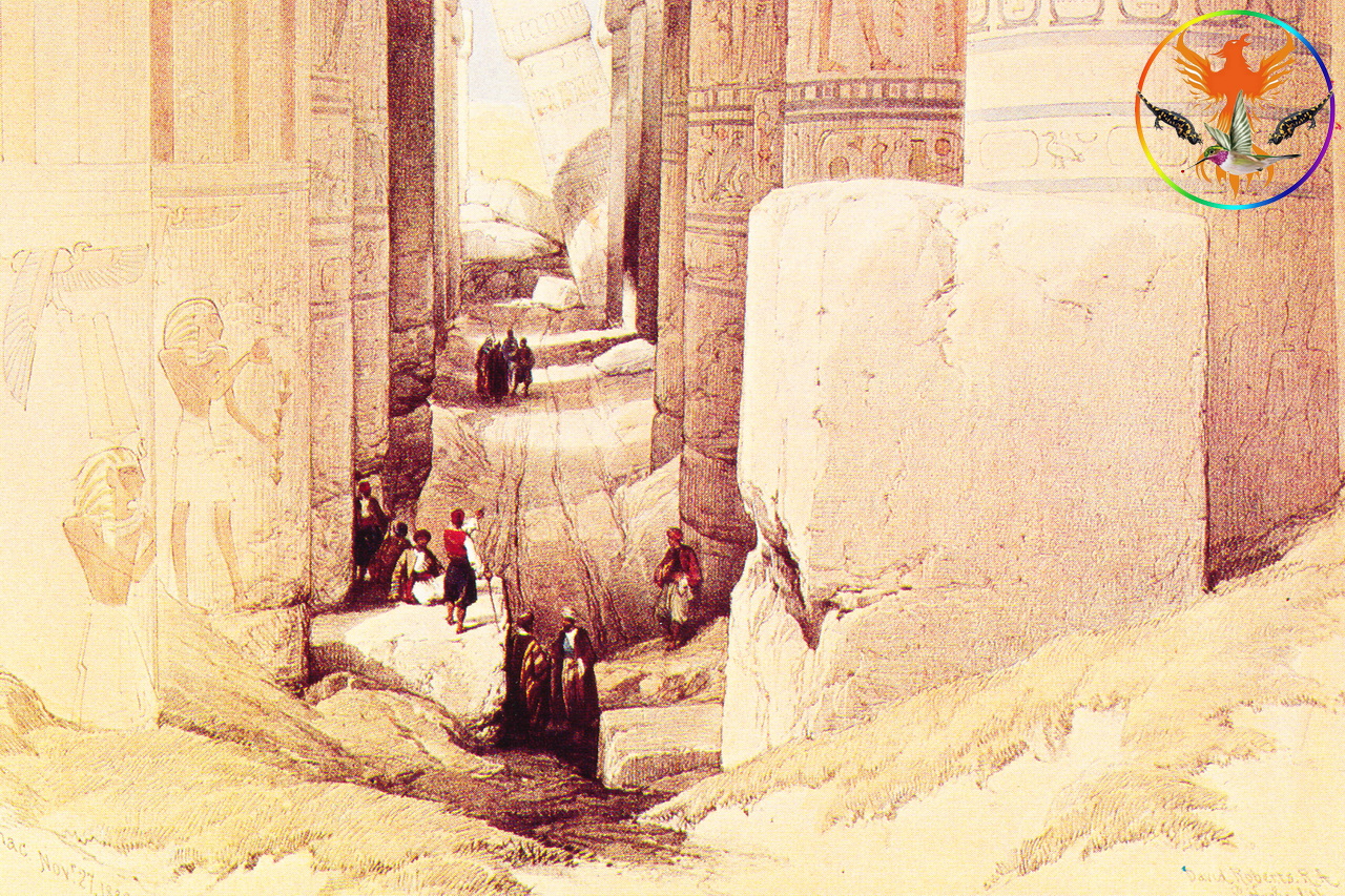 Croix de Lumière, Image de l'Égypte Antique d'Isapierre No 061 