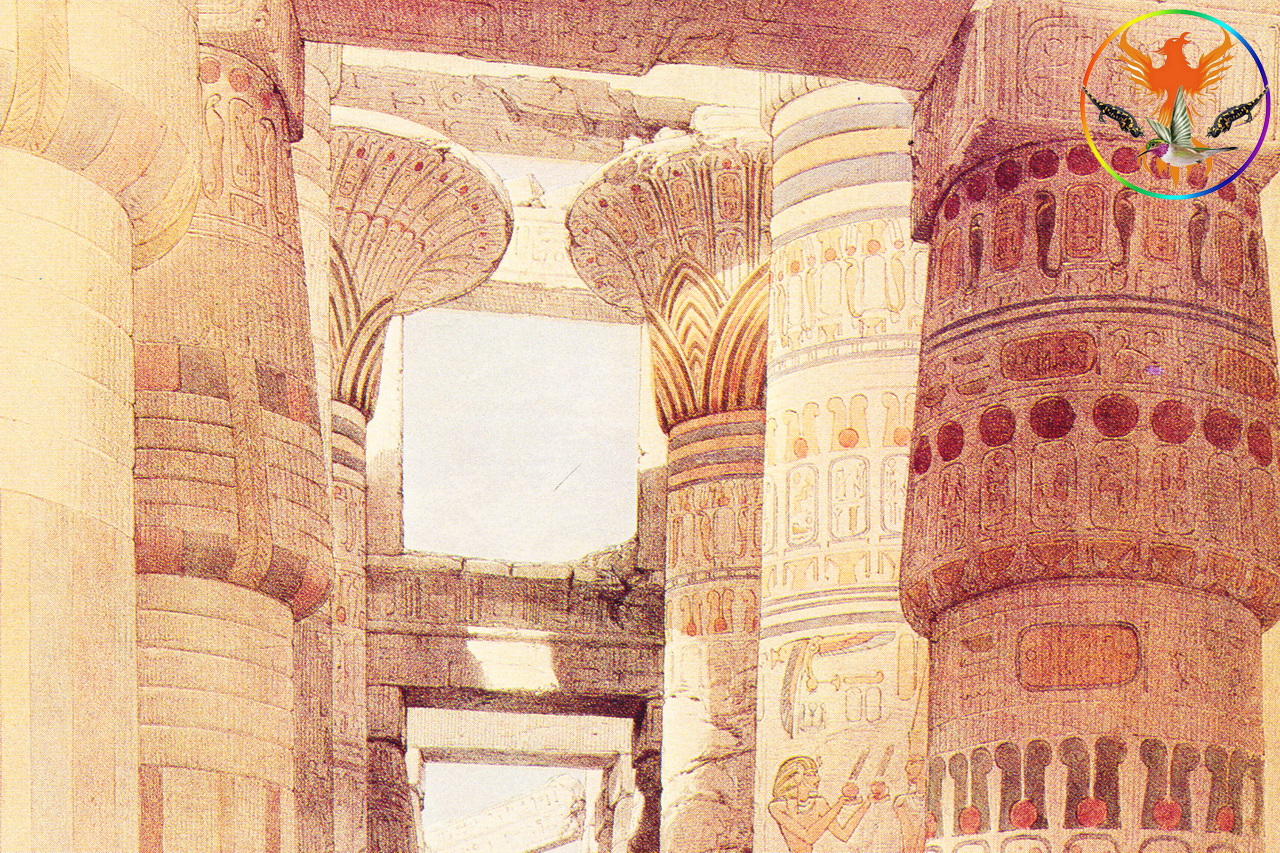 Croix de Lumière, Image de l'Égypte Antique d'Isapierre No 064 