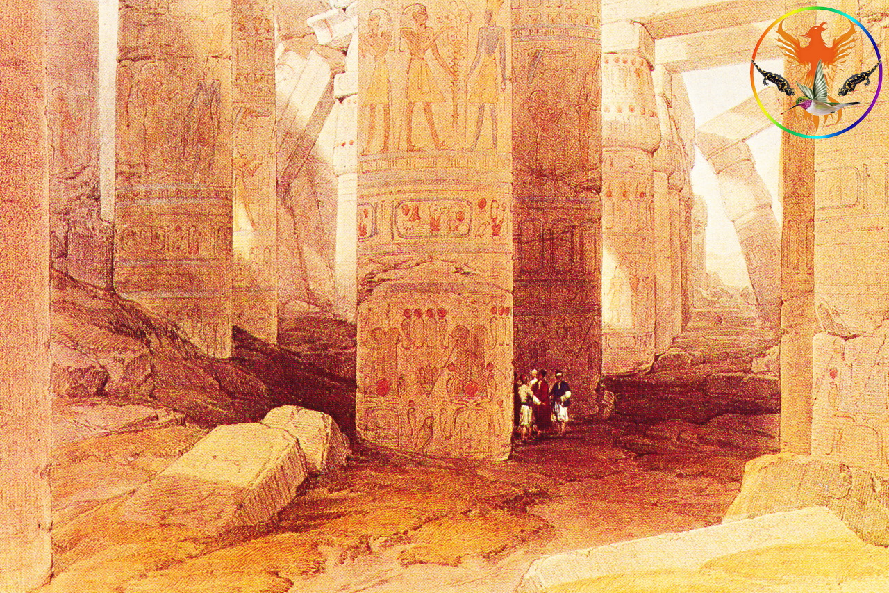 Croix de Lumière, Image de l'Égypte Antique d'Isapierre No 067 