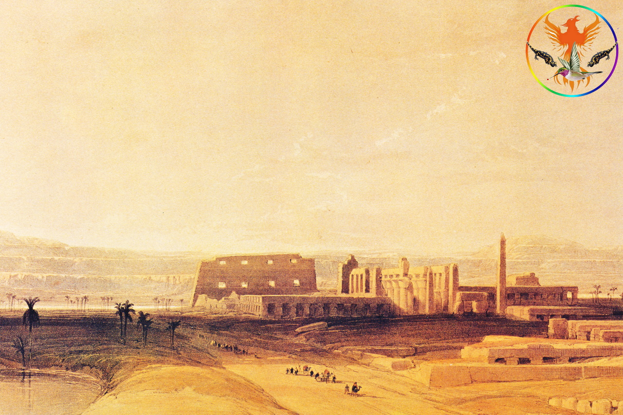 Croix de Lumière, Image de l'Égypte Antique d'Isapierre No 073 