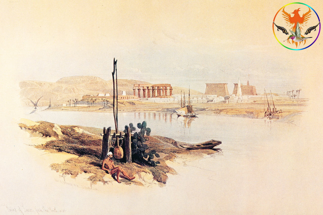 Croix de Lumière, Image de l'Égypte Antique d'Isapierre No 076 