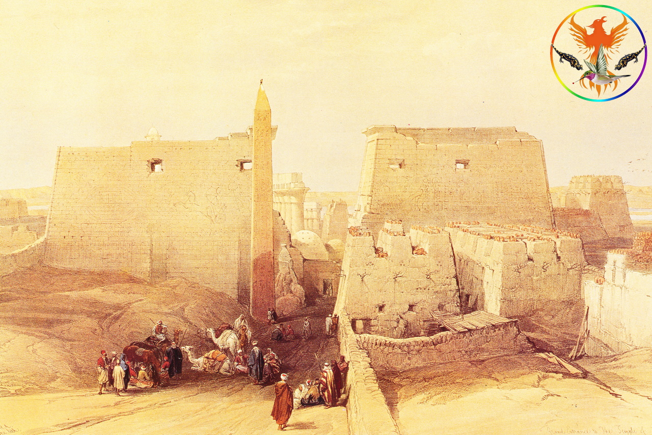 Croix de Lumière, Image de l'Égypte Antique d'Isapierre No 079 