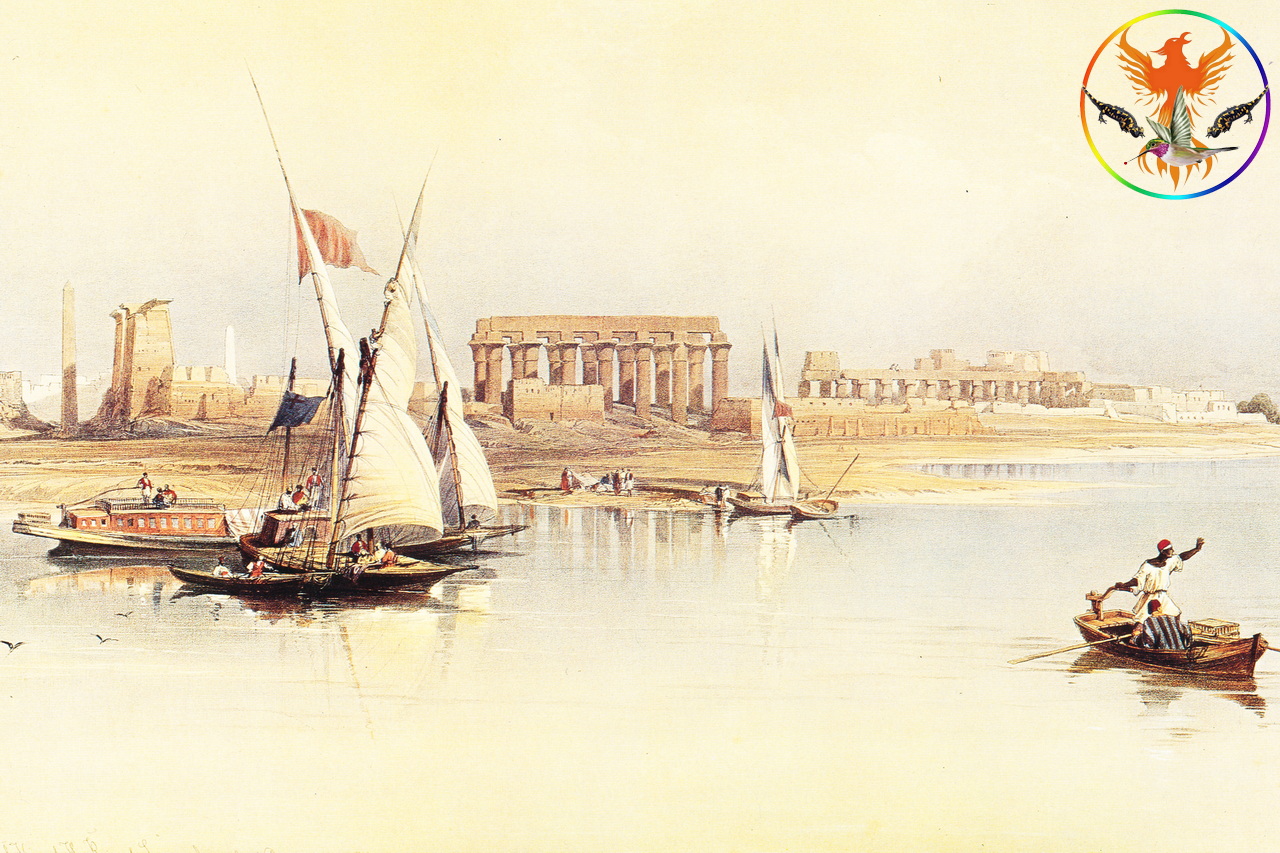 Croix de Lumière, Image de l'Égypte Antique d'Isapierre No 082 