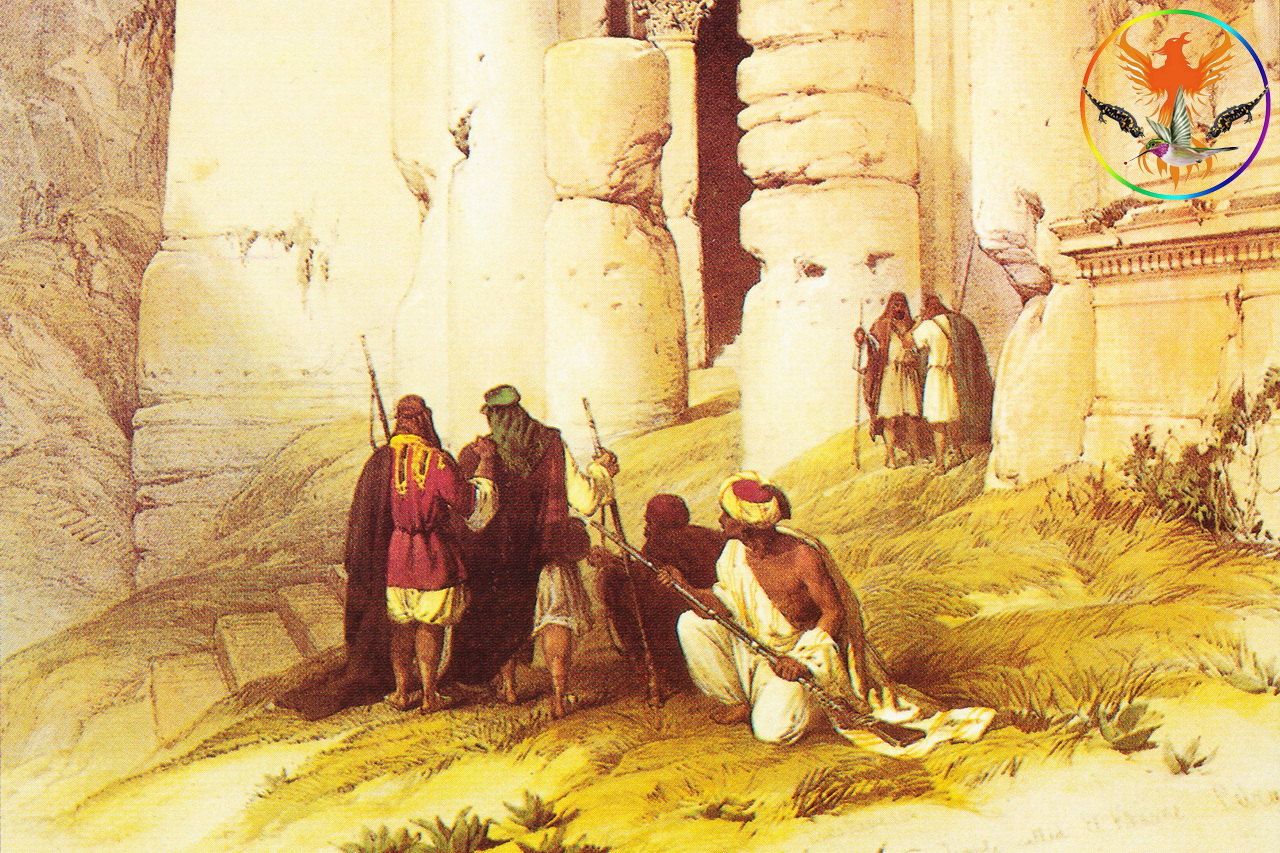 Croix de Lumière, Image de l'Égypte Antique d'Isapierre No 084 