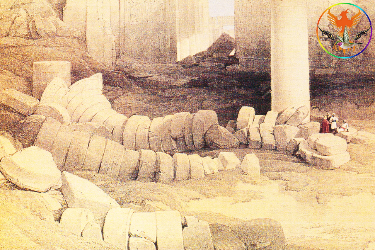 Croix de Lumière, Image de l'Égypte Antique d'Isapierre No 085 