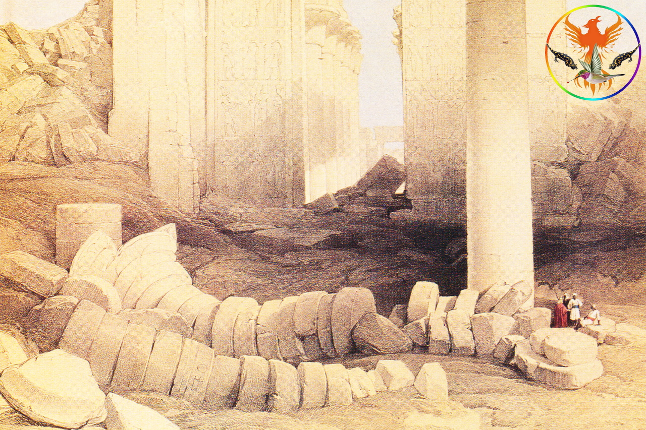 Croix de Lumière, Image de l'Égypte Antique d'Isapierre No 088 