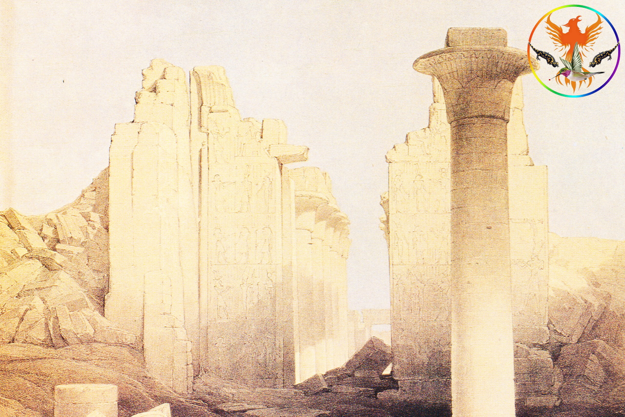 Croix de Lumière, Image de l'Égypte Antique d'Isapierre No 094 